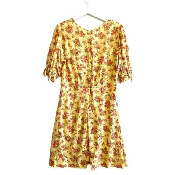 New Faithfull‎ the Brand Dress Tonia Mini Dress, SIZE US 8, Yellow - Picture 5 of 13